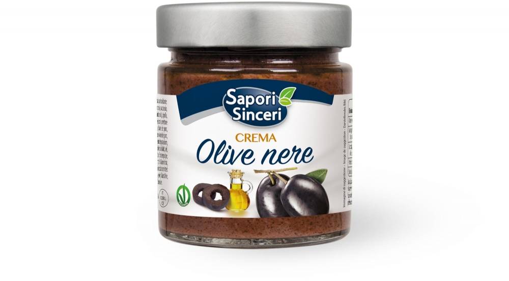 Creme aus schwarzen Oliven