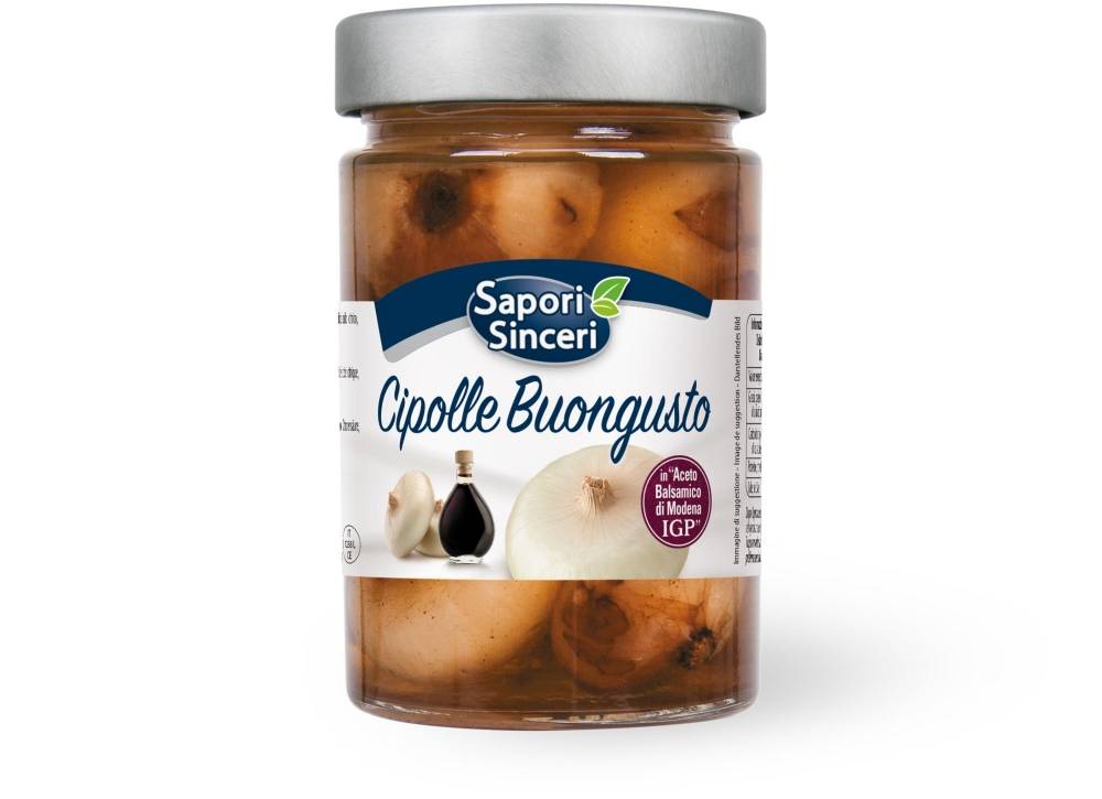 Oignons Buongusto sous vinaigre balsamique de Modène AOP