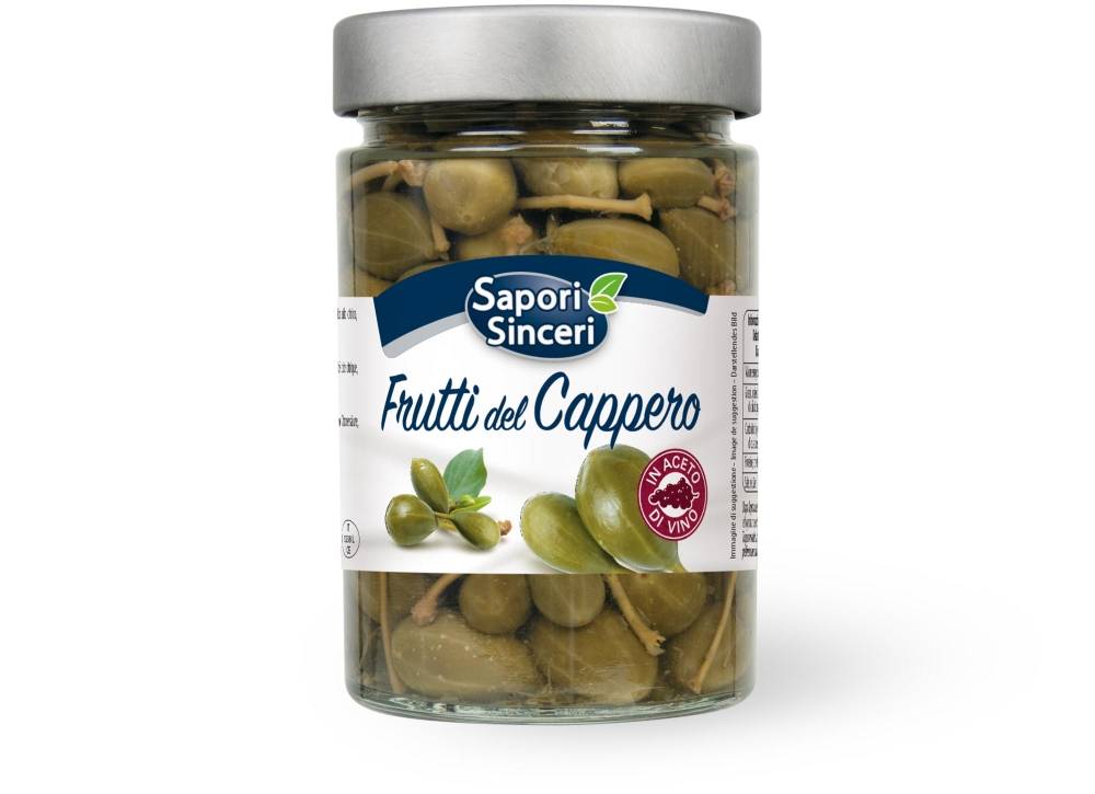 Frutos de alcaparra en vinagre de vino