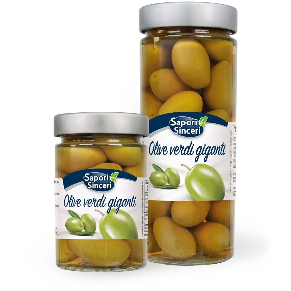 Olive Verdi Giganti al naturale
